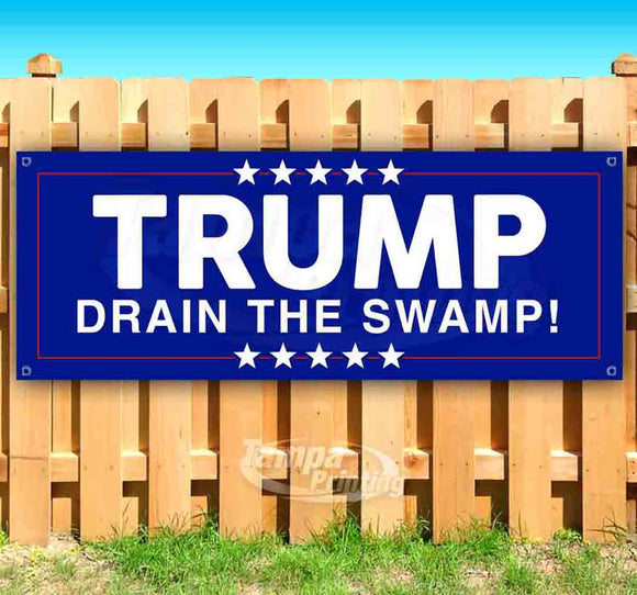 Trump Drain The Swamp Banner