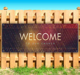 Welcome To Our Church Banner