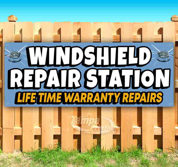 Windshield Repair Station Banner