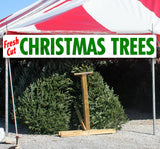 Fresh Cut Christmas Trees XL Banner
