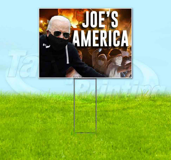 Joe'S America Yard Sign