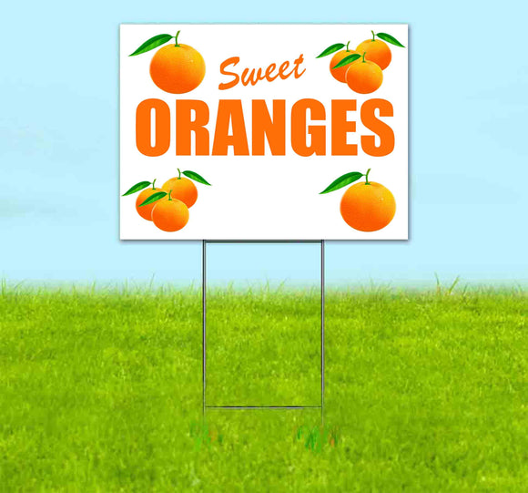 Oranges Yard Sign