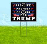 Pro-Trump Yard Sign
