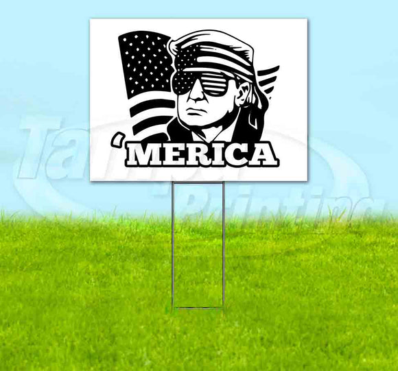 Trump Merica Yard Sign