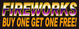 Fireworks Buy One Get One Free Banner