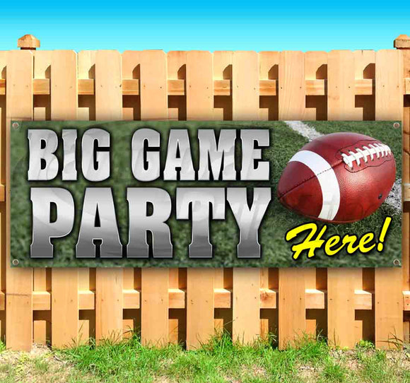 Big Game Party Banner