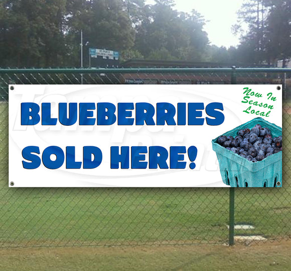 Blueberries Banner