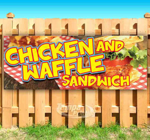 Chicken Waffle Sandwich Banner
