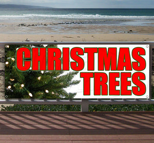 Christmas Trees Banner