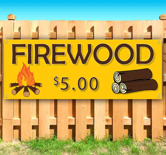 Firewood 5.00 Dollars Banner