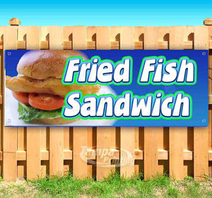 Fried Fish Sandwich Banner