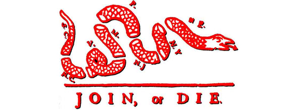 Join Or Die Banner