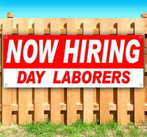 Now Hiring Day Labor Banner