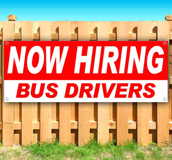 Now Hiring Bus Drivers Banner