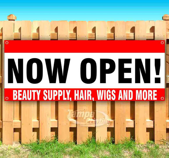 Now Open Beauty Supply Hair Wigs And More Banner