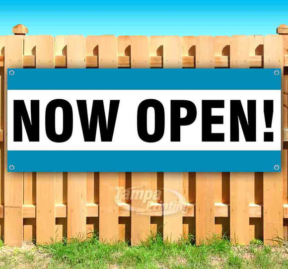 Now Open Banner