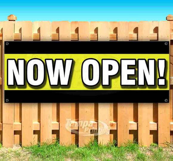 Now Open Banner