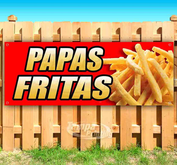 Papas Fritas Banner