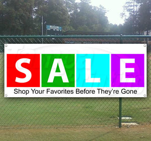 Sale Shop Before They're Gone Banner