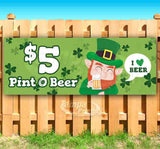 $5 Pint O'Beer "I Love Beer" Banner