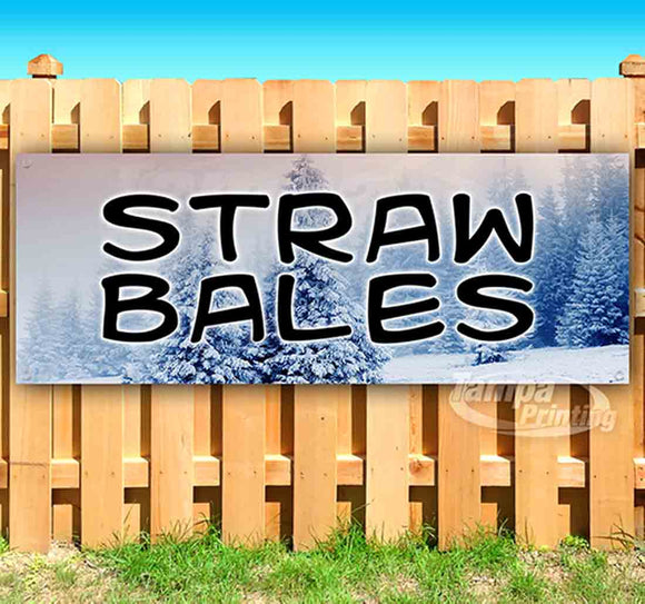 Straw Bales Banner