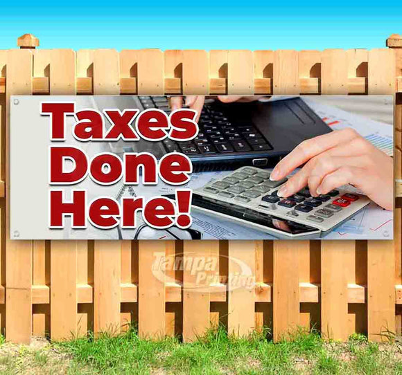 Tax Done Here! Banner