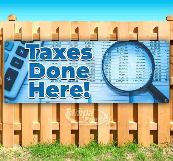 Tax Done Here! Banner