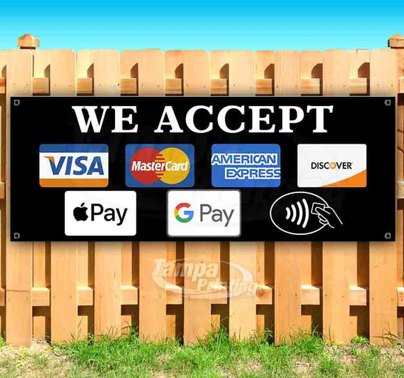 We Accept Different Payments Banner