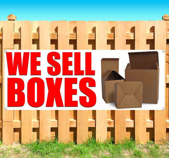 We Sell Boxes Banner
