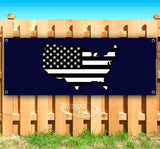 American Flag Continental Us Banner