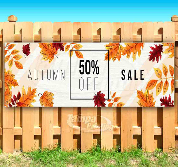 Autumn Sale 50% Off Banner