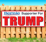 Bernie Supporter For Trump Banner