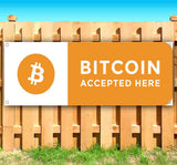 Bitcoin Accepted Here Banner