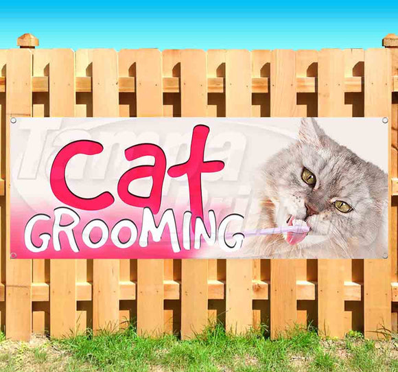 Cat Grooming Banner