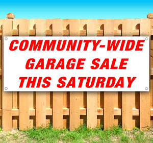 Community-Wide Garage Sale Banner