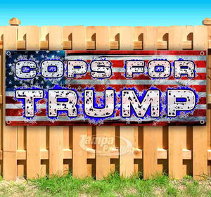 Cops For Trump Banner