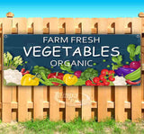 Farm Fresh Vegetables Banner