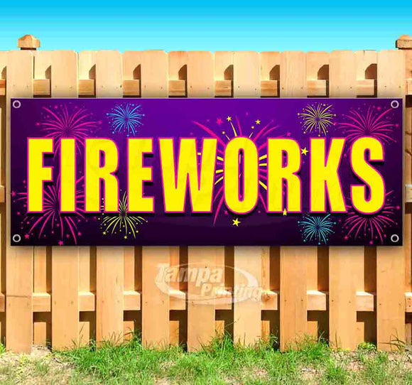 Fireworks Banner