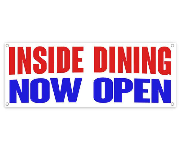 Inside Dining Open Banner
