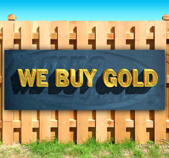 We Buy Gold Banner