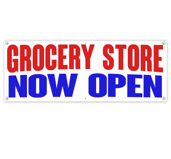 Grocery Store Now Open 2 Banner