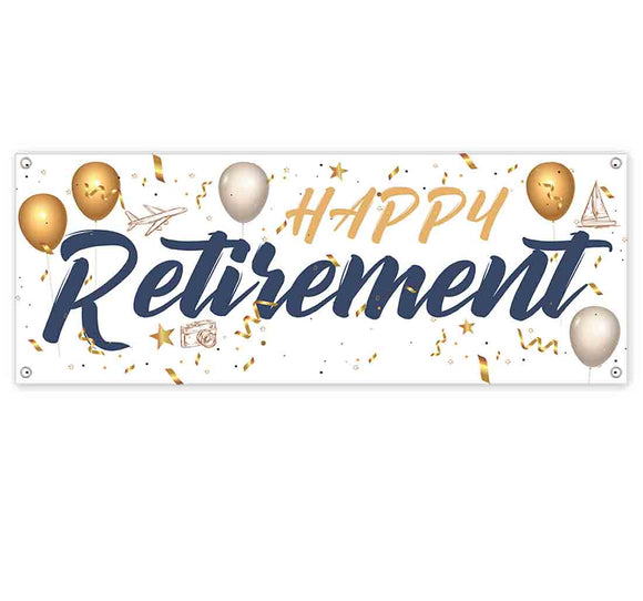 Happy Retirement Banner