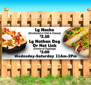 Hot Dogs and Nachos Banner