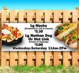 Hot Dogs and Nachos Banner