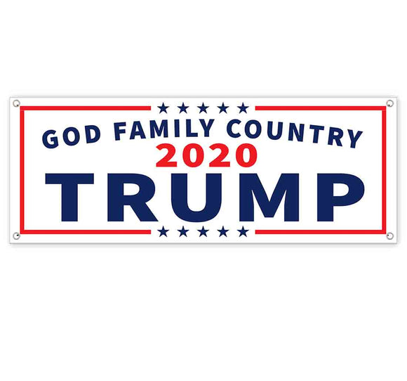 Trump God Family Banner