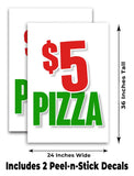 5 Dollar Pizza A-Frame Signs, Decals, or Panels