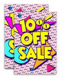 Sale 10% Off A-Frame Signs, Decals, or Panels