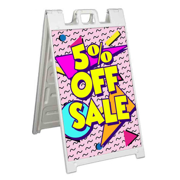 Sale 5% Off A-Frame Signs, Decals, or Panels