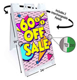 Sale 60% Off A-Frame Signs, Decals, or Panels