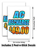 AC Recharge $49.00 A-Frame Signs, Decals, or Panels